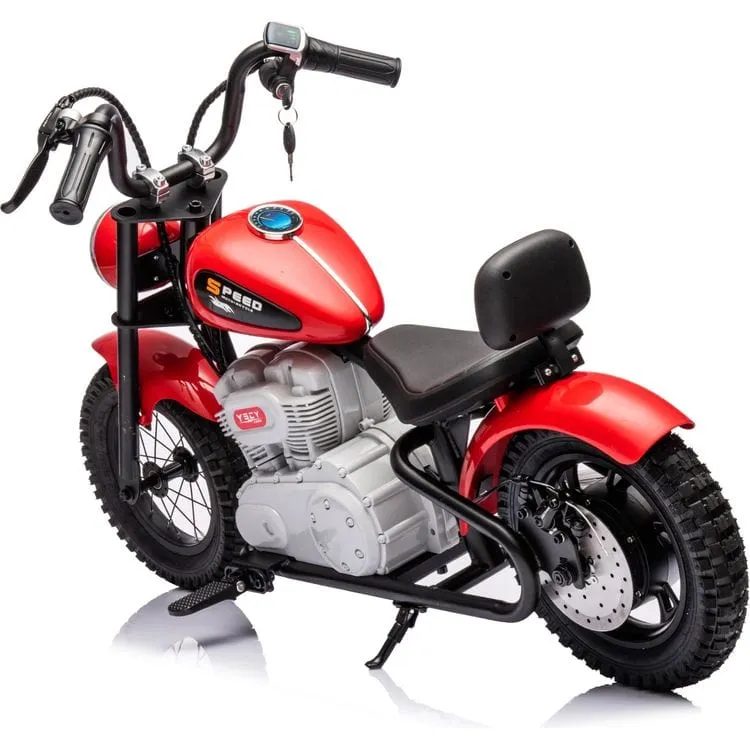 36V Freddo e-Chopper Ride On - Red