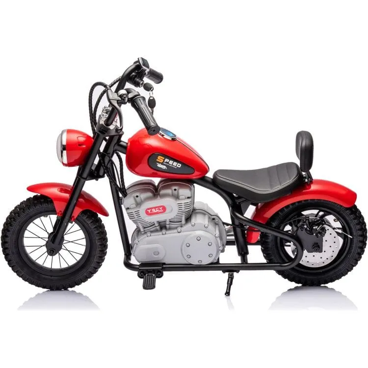 36V Freddo e-Chopper Ride On - Red