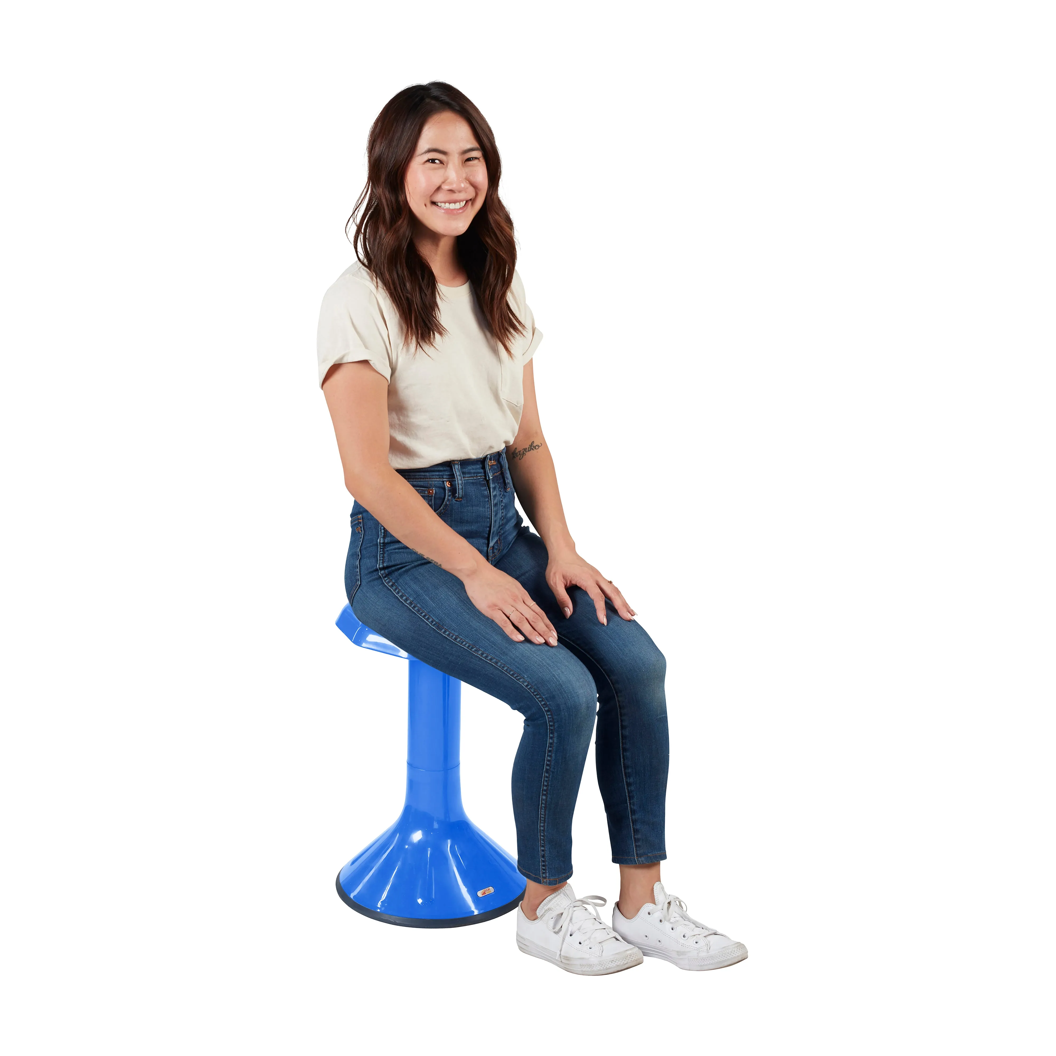 ACE Active Core Engagement Wobble Stool, Portable Flexible Seating, 20in Seat Height