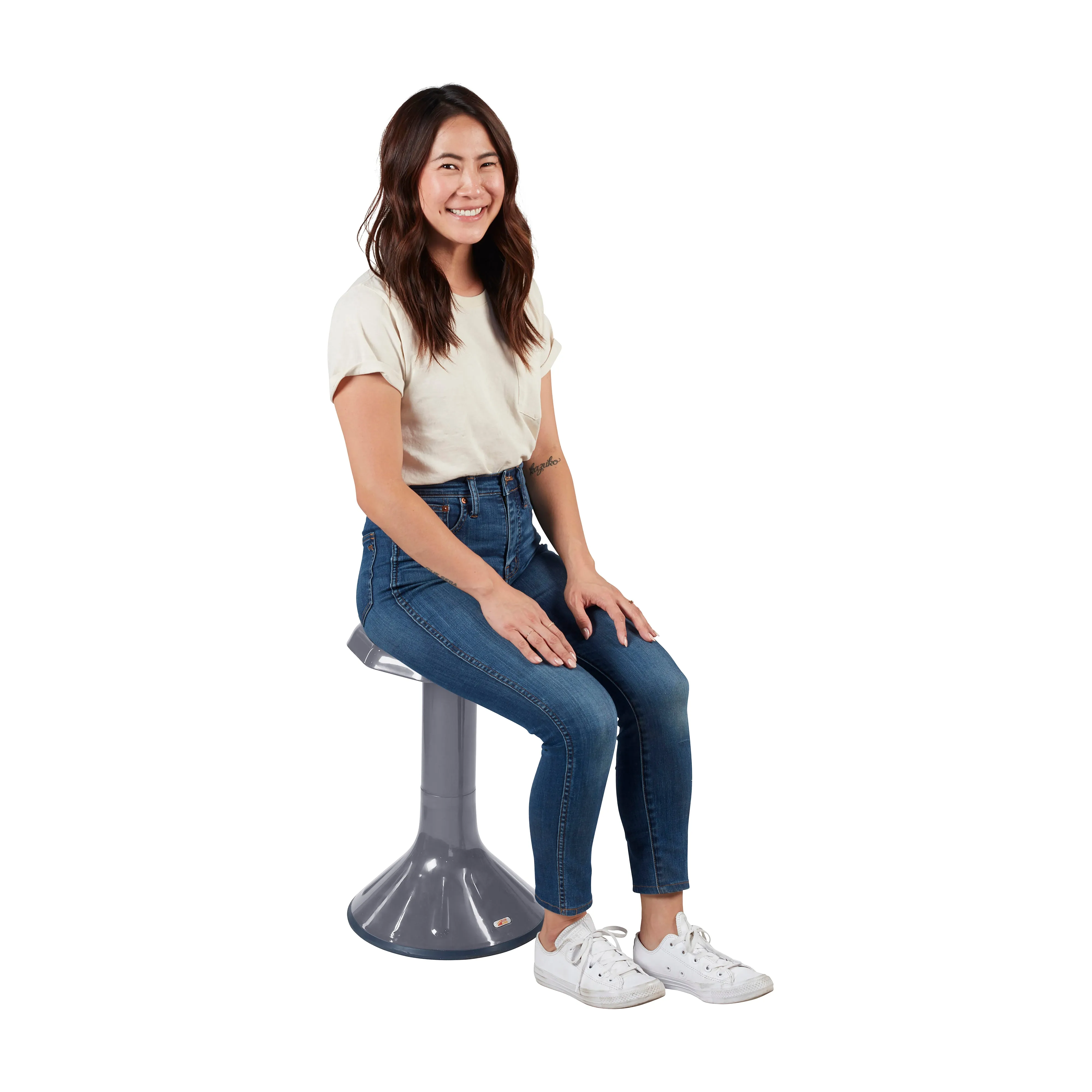 ACE Active Core Engagement Wobble Stool, Portable Flexible Seating, 20in Seat Height