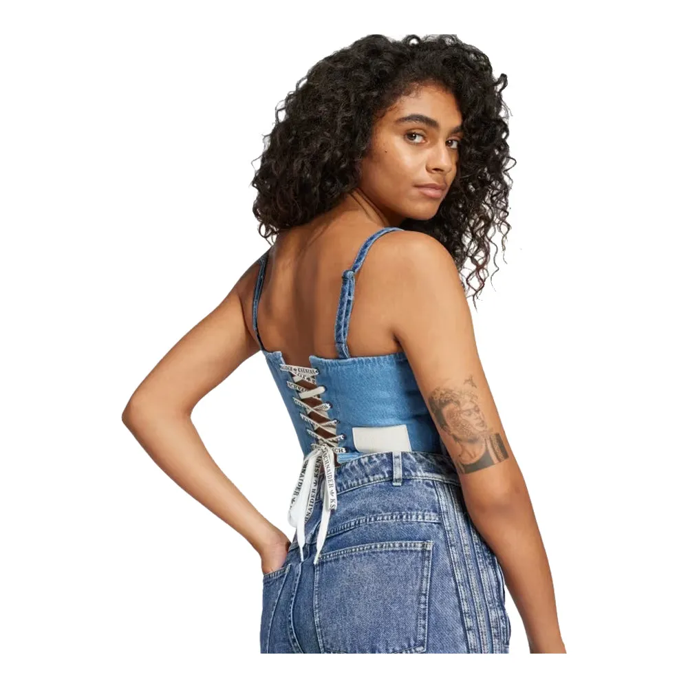 adidas Women's KSENIASCHNAIDER Denim Corset