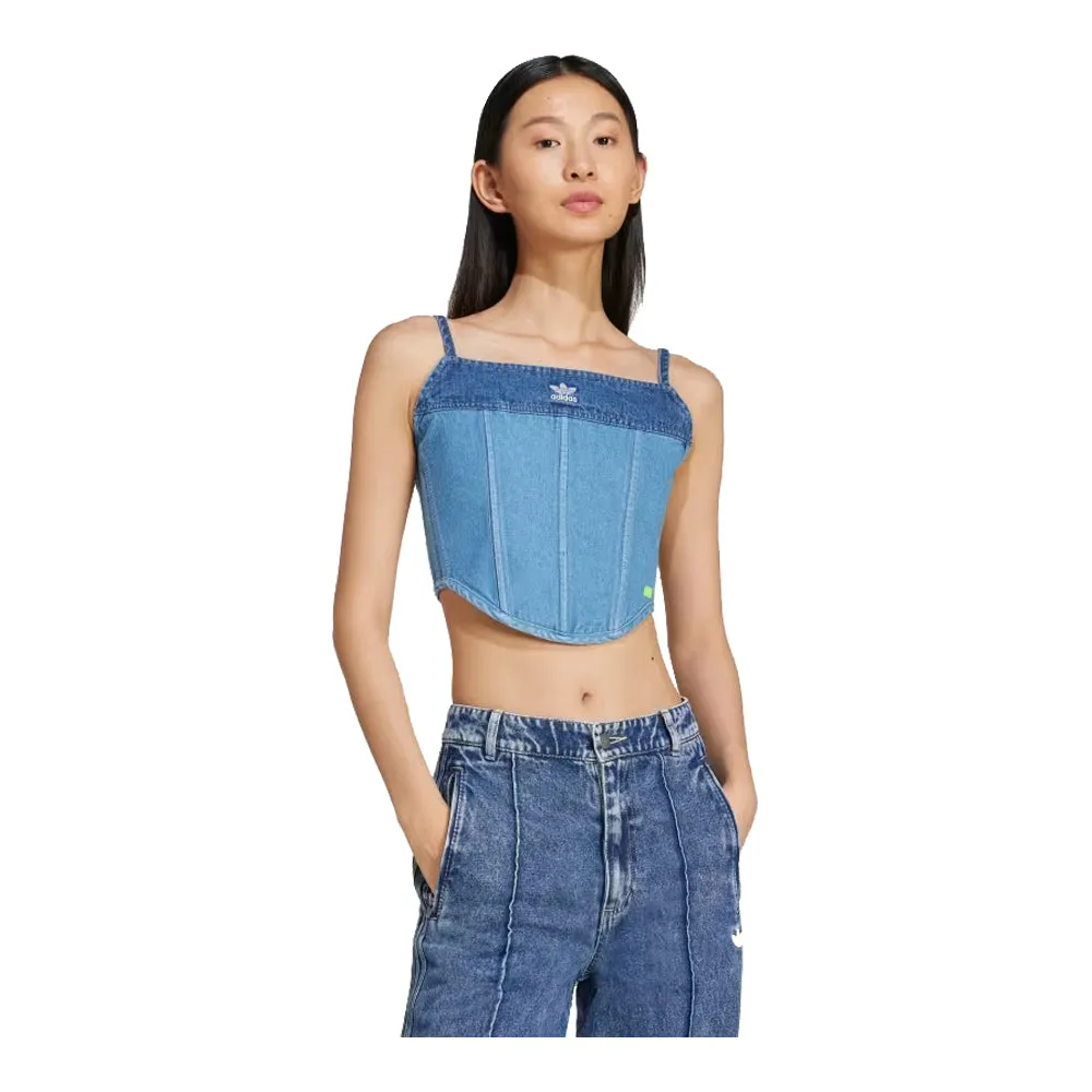 adidas Women's KSENIASCHNAIDER Denim Corset