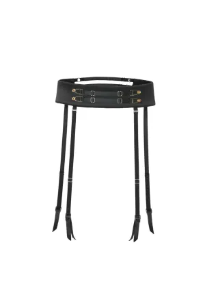 Black Secure Satin Belt