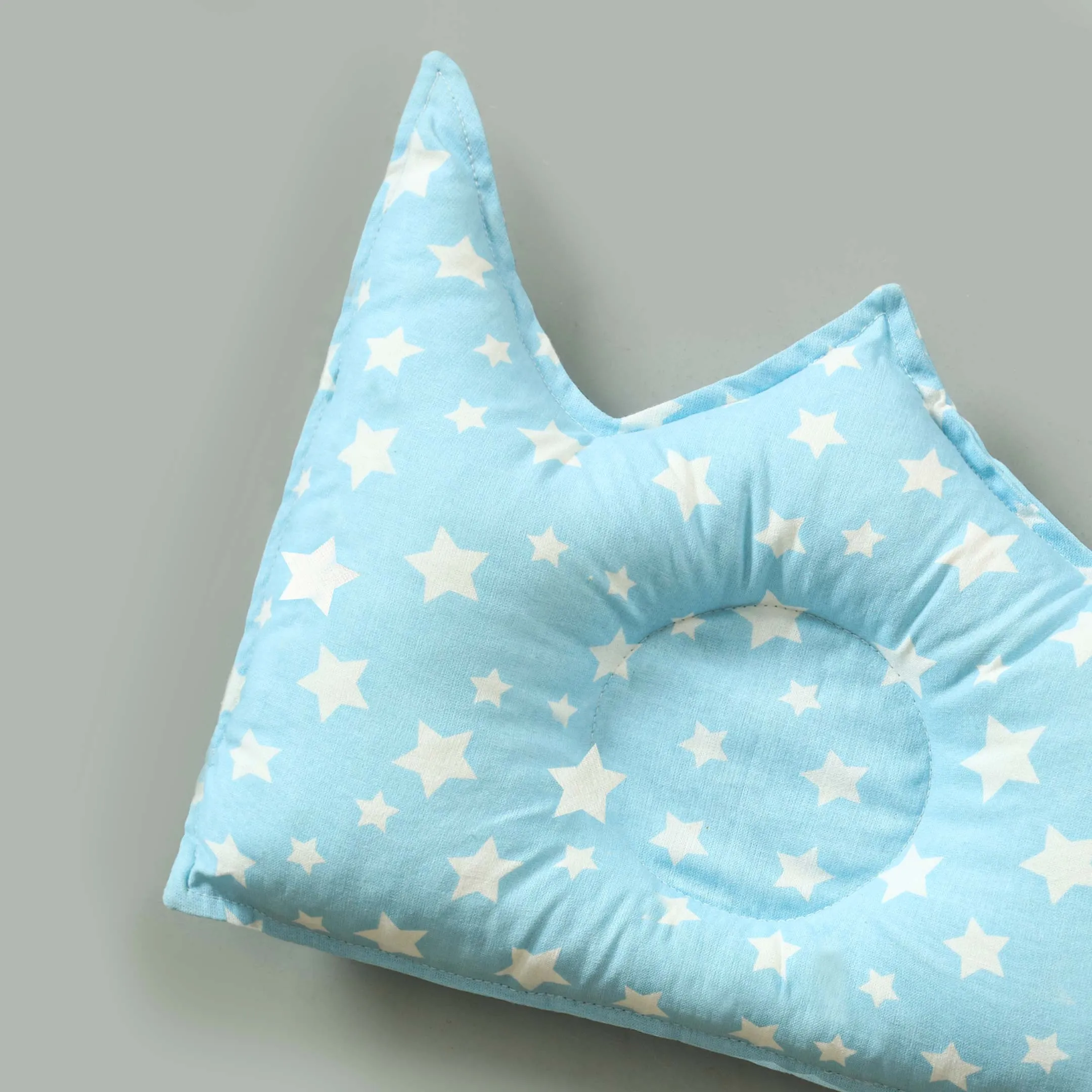 Blue Stars Head Shaping Cushion