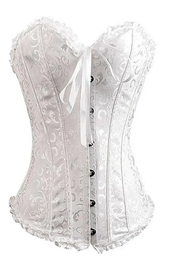 Brocade Steel Boned Longline Corset