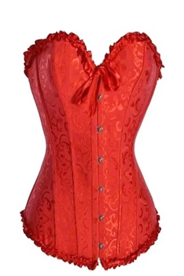 Brocade Steel Boned Longline Corset