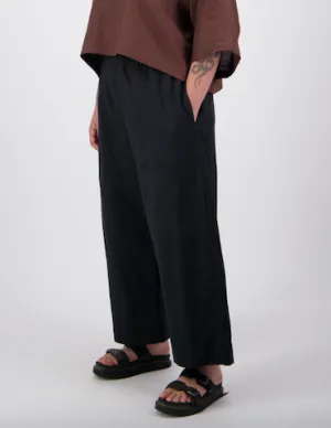 Buffet Pants in Black Twill by Papa Clothing