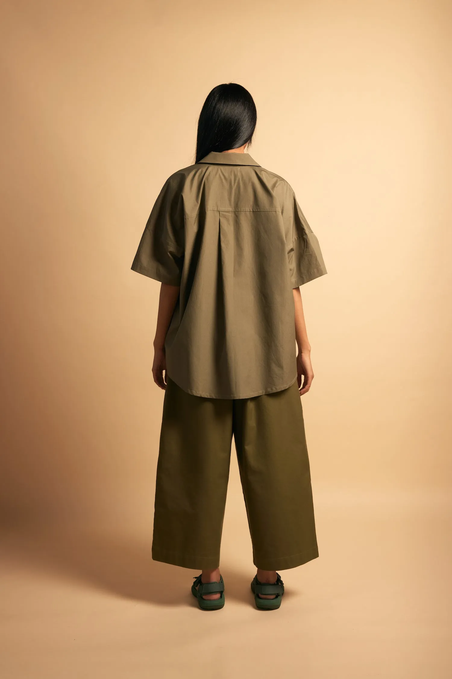 Buffet Pants in Khaki Twill by Papa Clothing