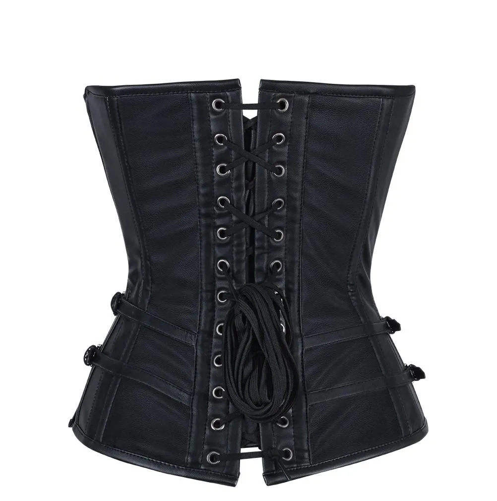 Cerys Sheep Nappa Leather Corset