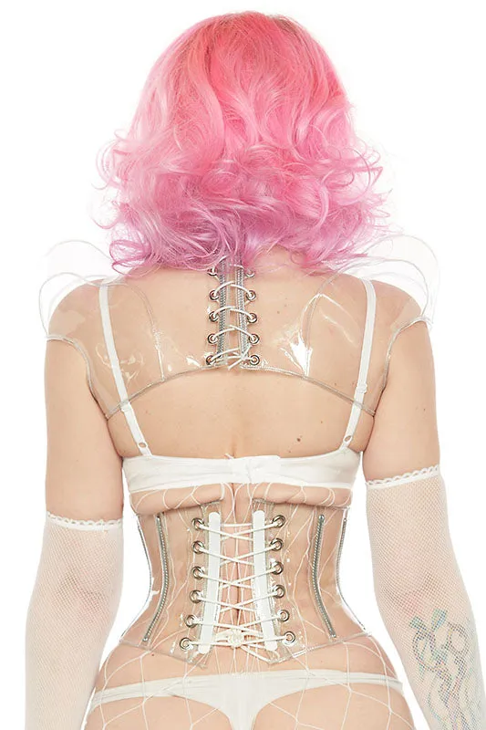 Clear PVC Waspie Underbust Corset