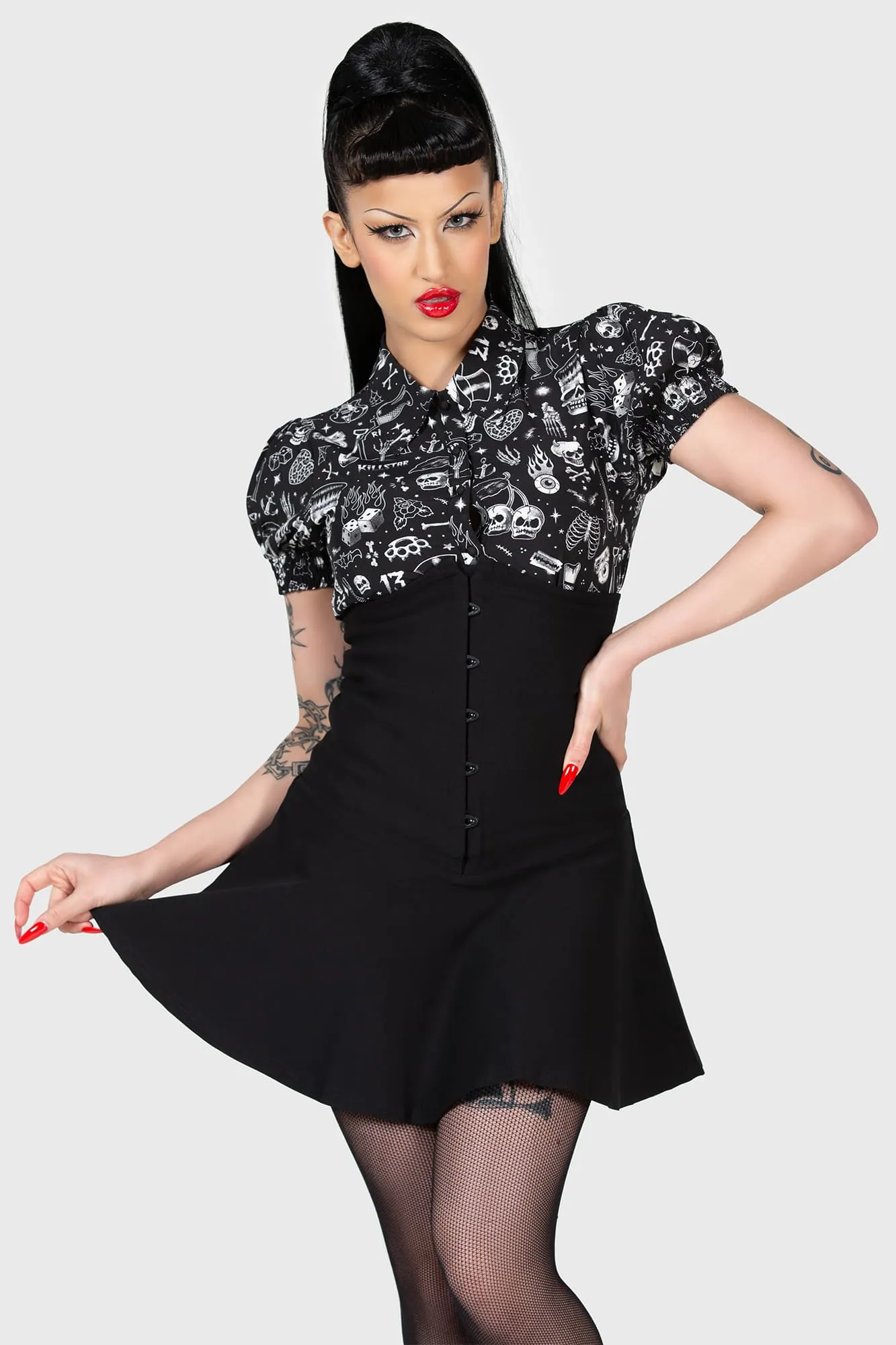 Daddy-O Corset Mini Skirt