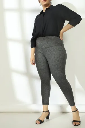 Dark Grey Tummy Shaper  Jegging