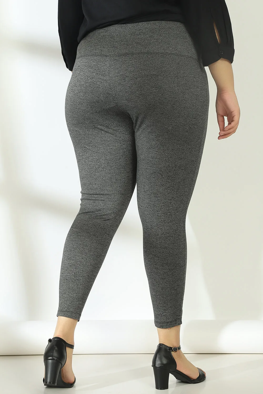 Dark Grey Tummy Shaper  Jegging