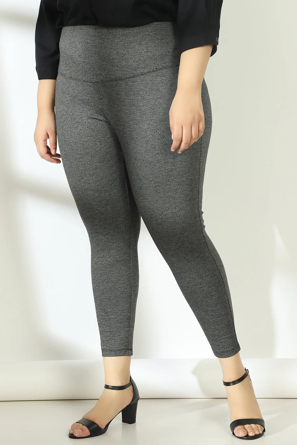 Dark Grey Tummy Shaper  Jegging