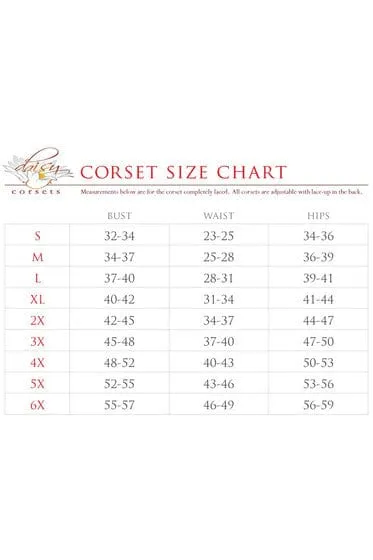 Deluxe Four Piece Classic Red Bunny Corset Costume