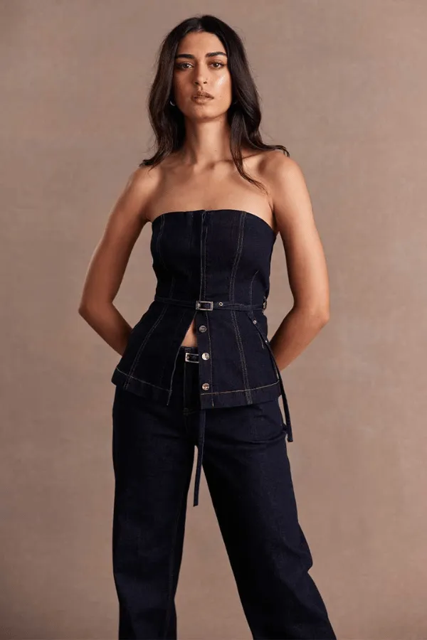 Dusk Denim Bodice Ink