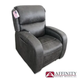 EZ Sleeper PR-761 Maxicomfort with Twilight- Luxury lift chair- Smoke Microsuede