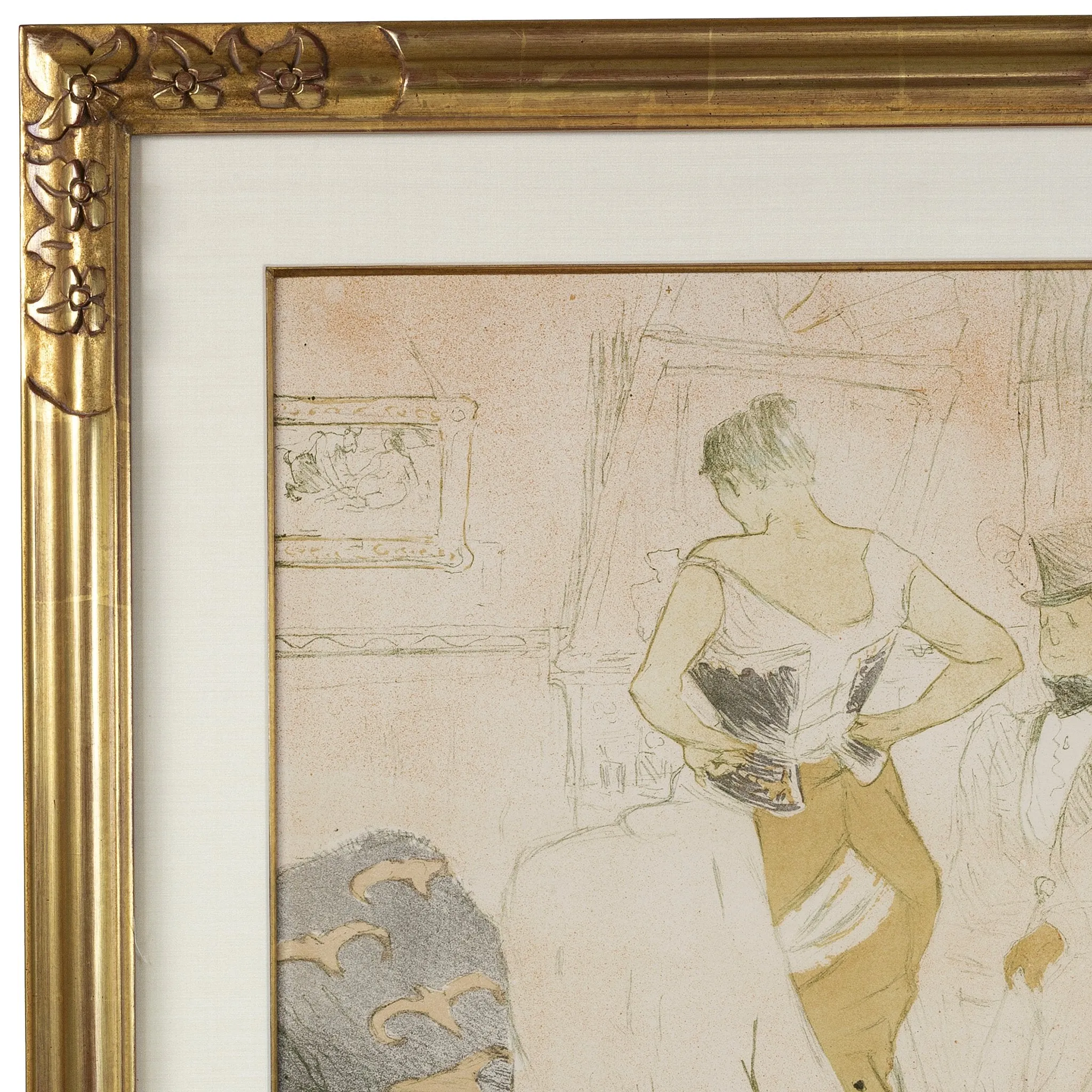 Henri de Toulouse-Lautrec "Woman in a corset" Lithograph