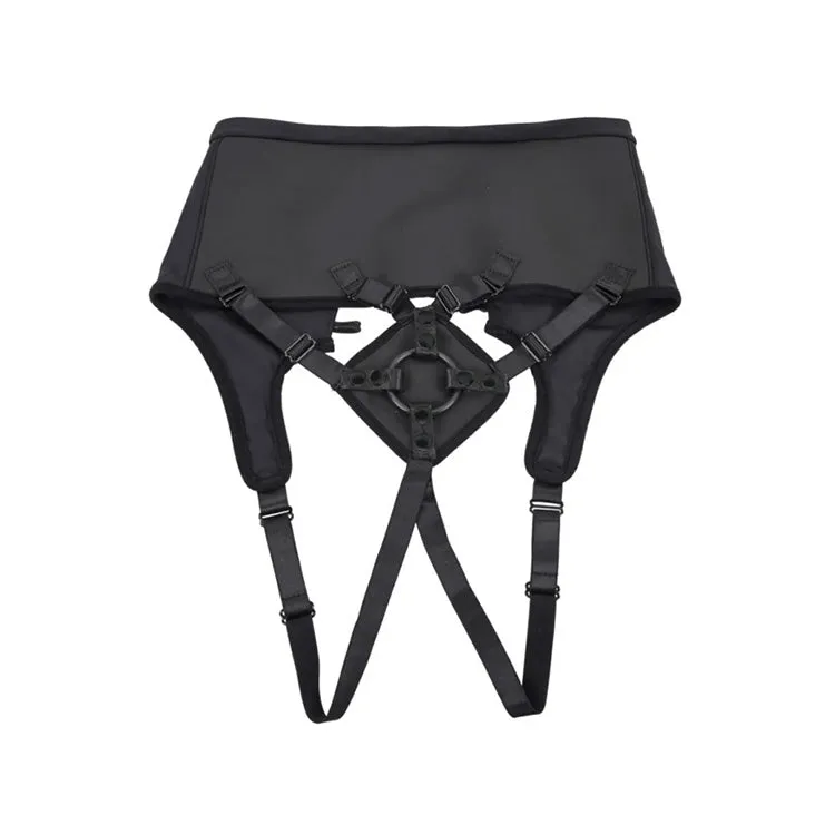 High Waisted Corset Strap-On Harness