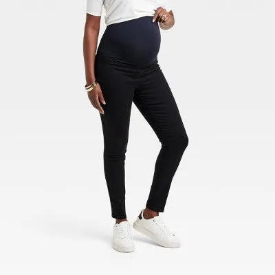 New - Isabel Maternity by Ingrid & High Rise Slim Ankle Skinny Jeans