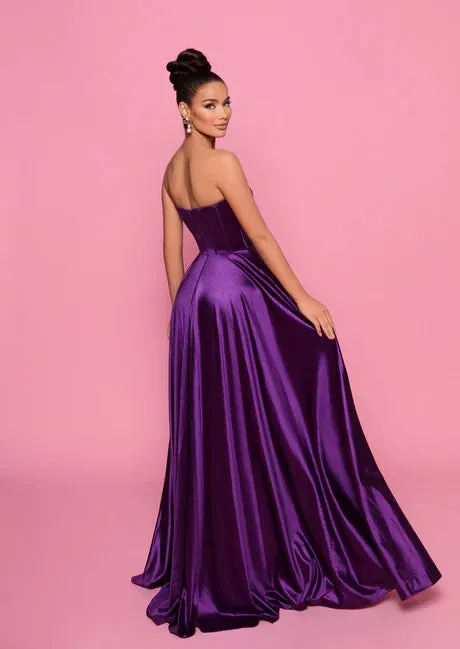 NICOLETTA Kimberly Gown - Plum