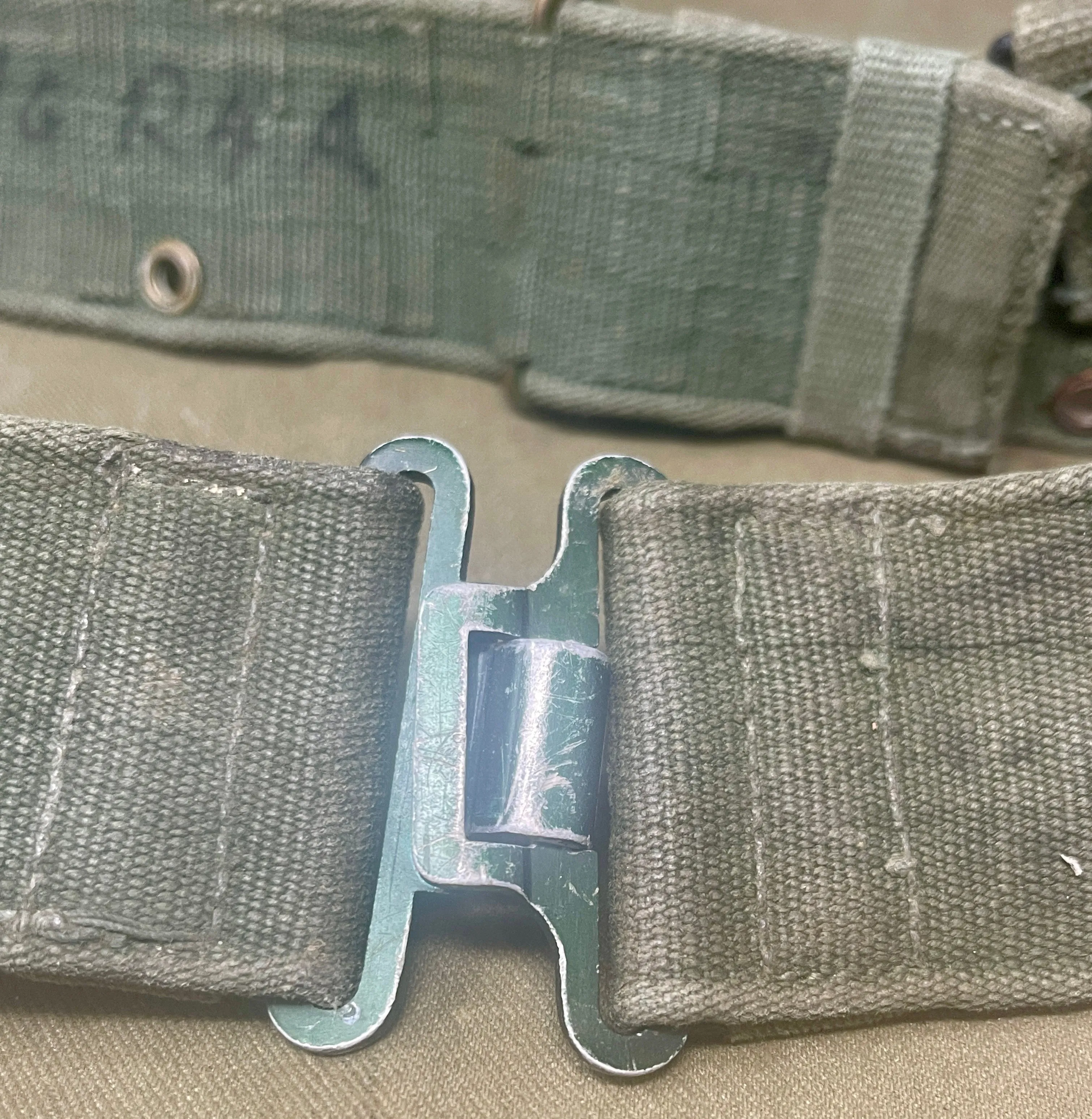 Authentic 1944 Pattern Webbing Belt, 36 Inches