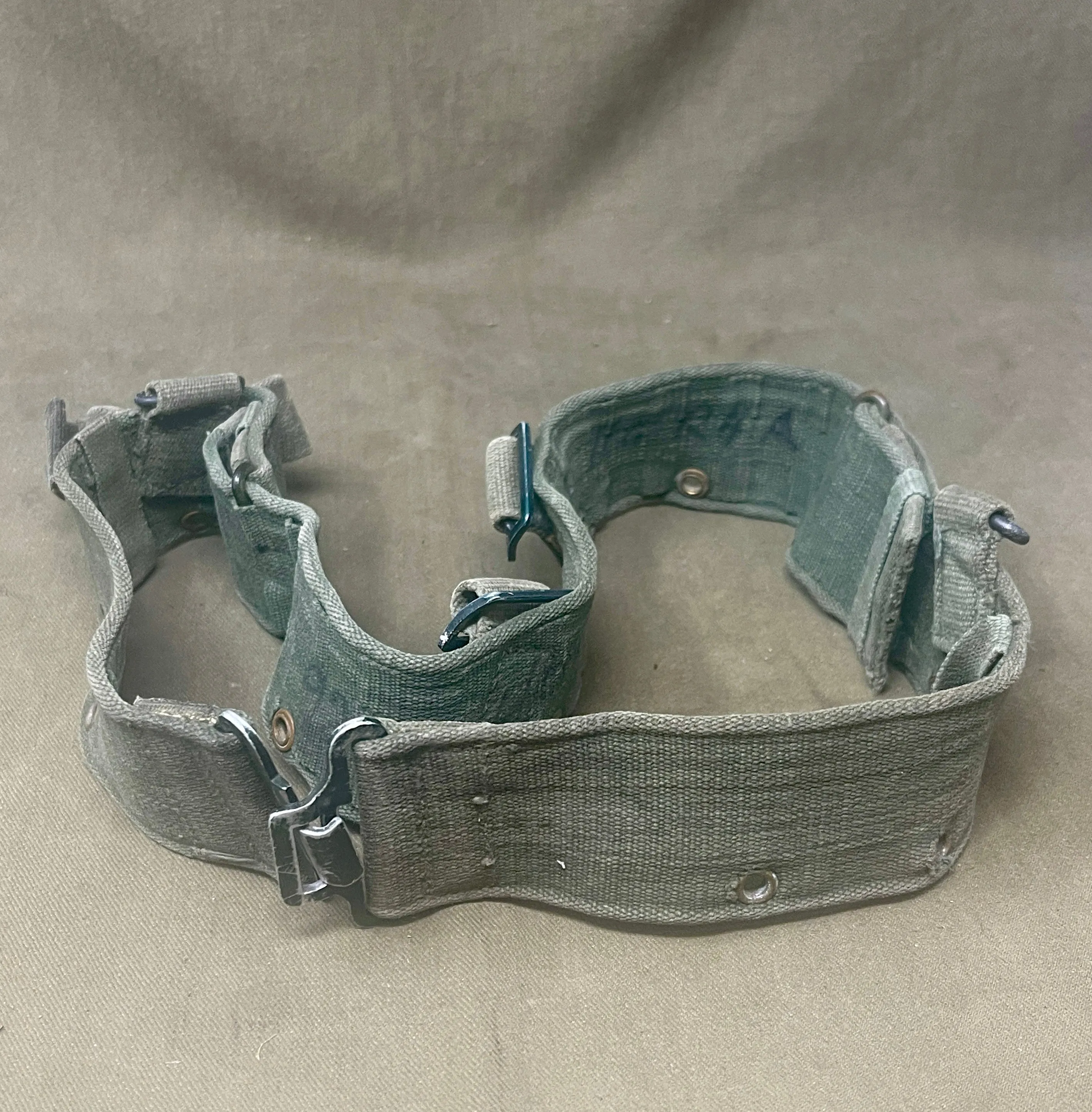 Authentic 1944 Pattern Webbing Belt, 36 Inches