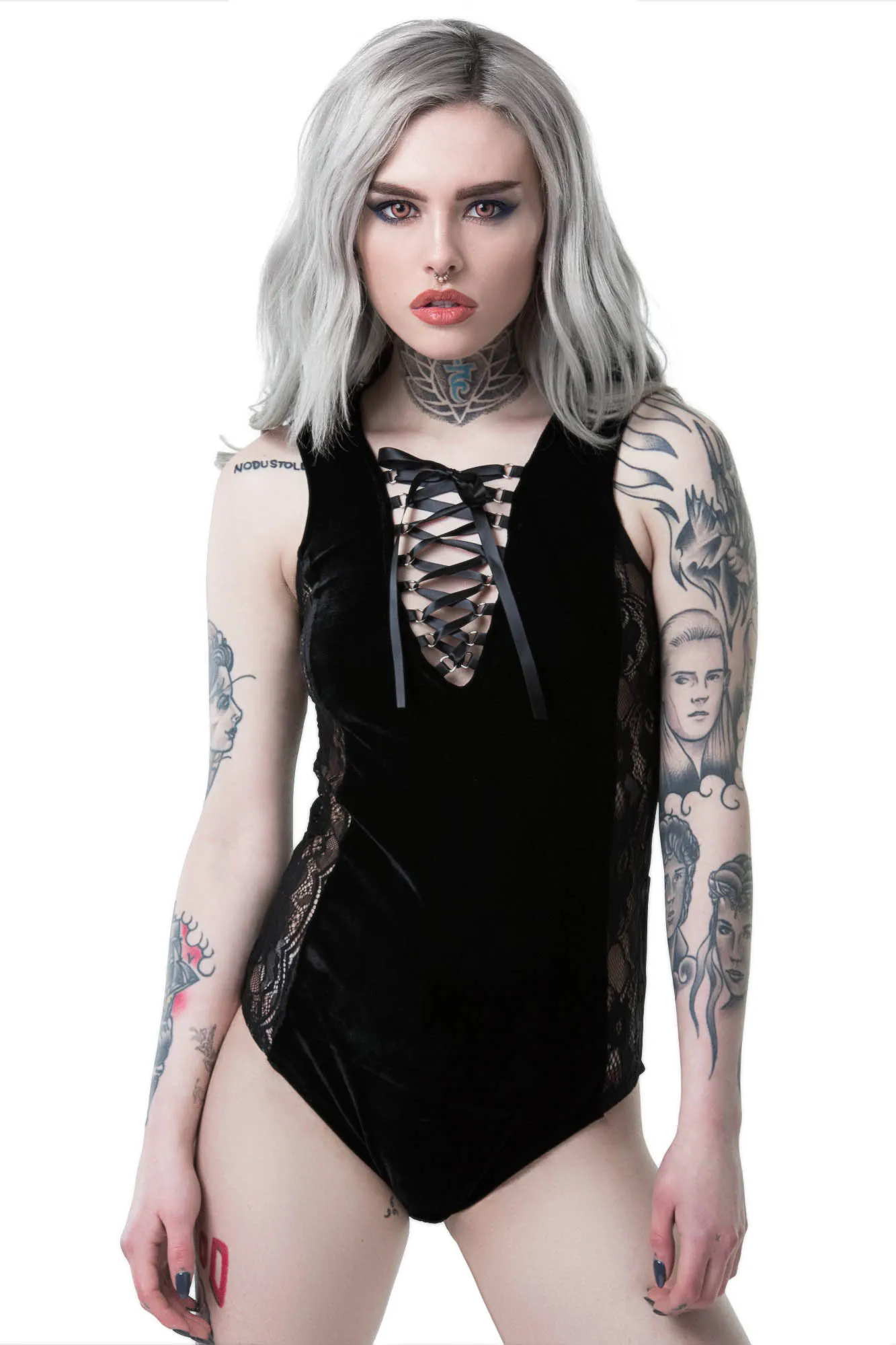 Saya Lace-delic Bodysuit [B]