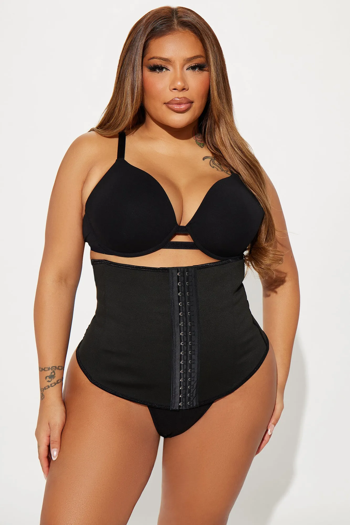 Sculpt Me Compression Shapewear Waist Cincher - Black