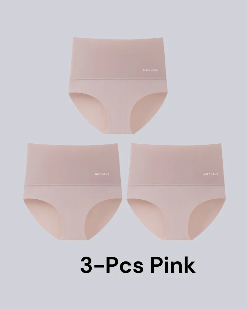 SheCurve® 3-Pack High Waisted Tummy Control Briefs