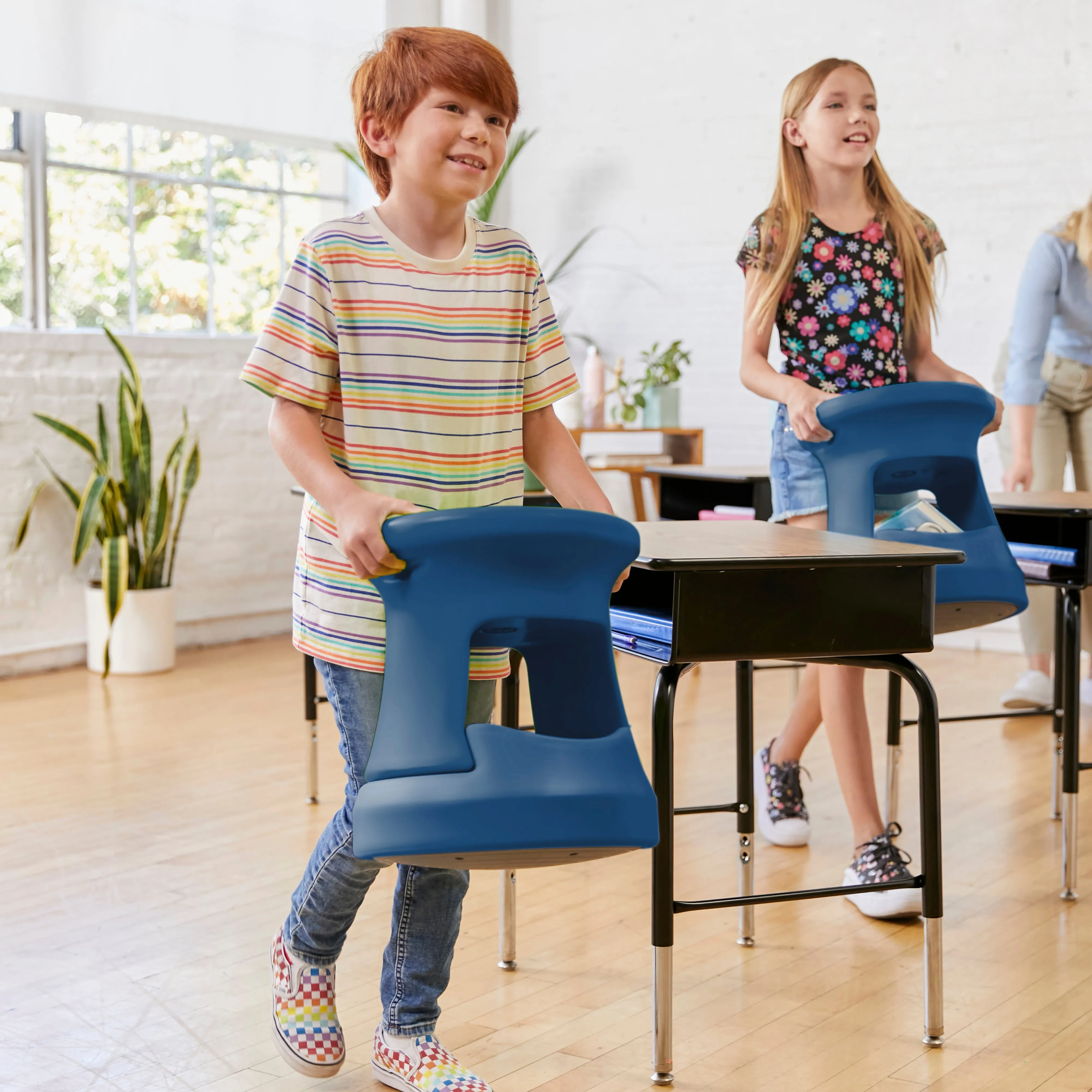 Storage Wobble Stool, Active Learning Chair, Flexible Seating, 15in Seat Height