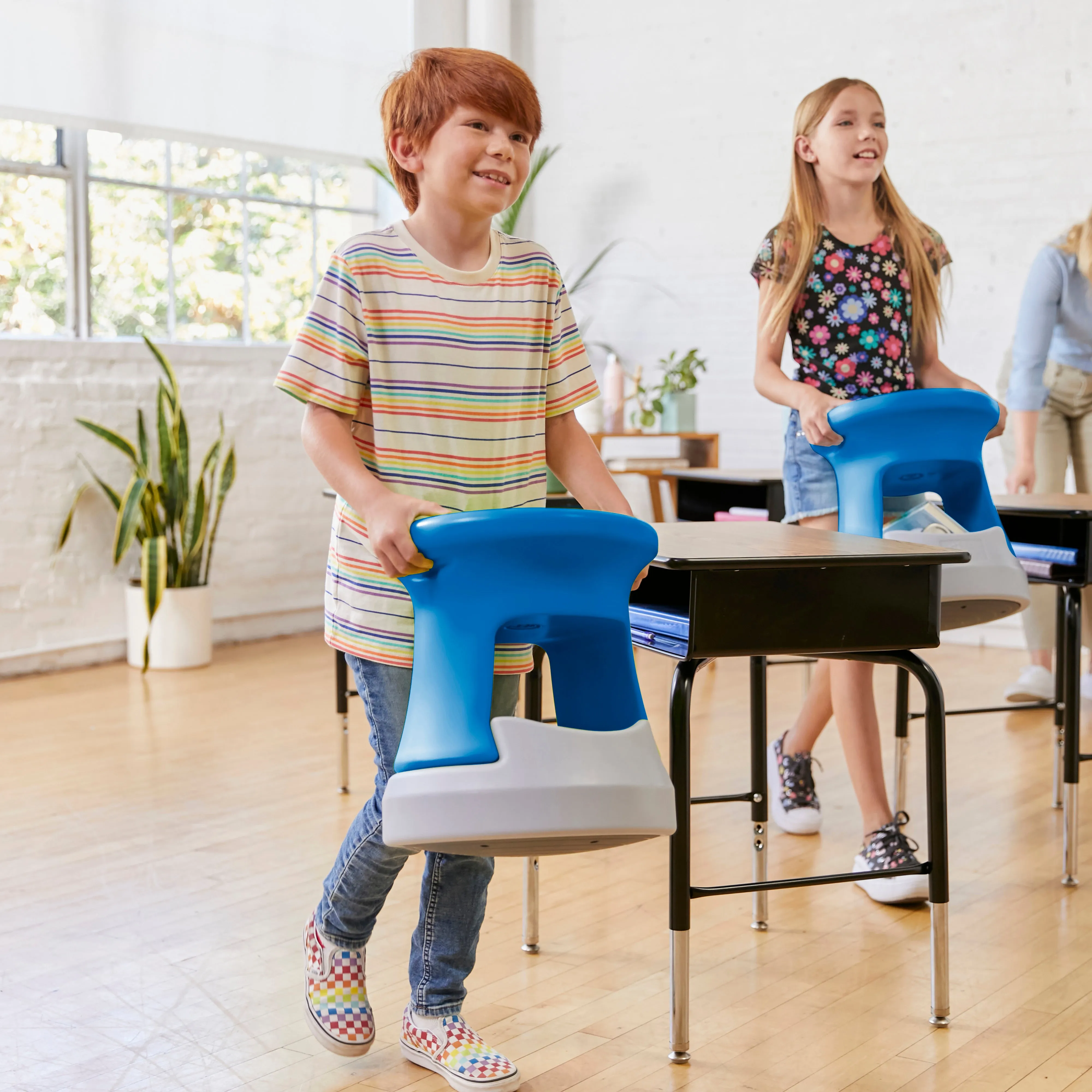 Storage Wobble Stool, Active Learning Chair, Flexible Seating, 15in Seat Height