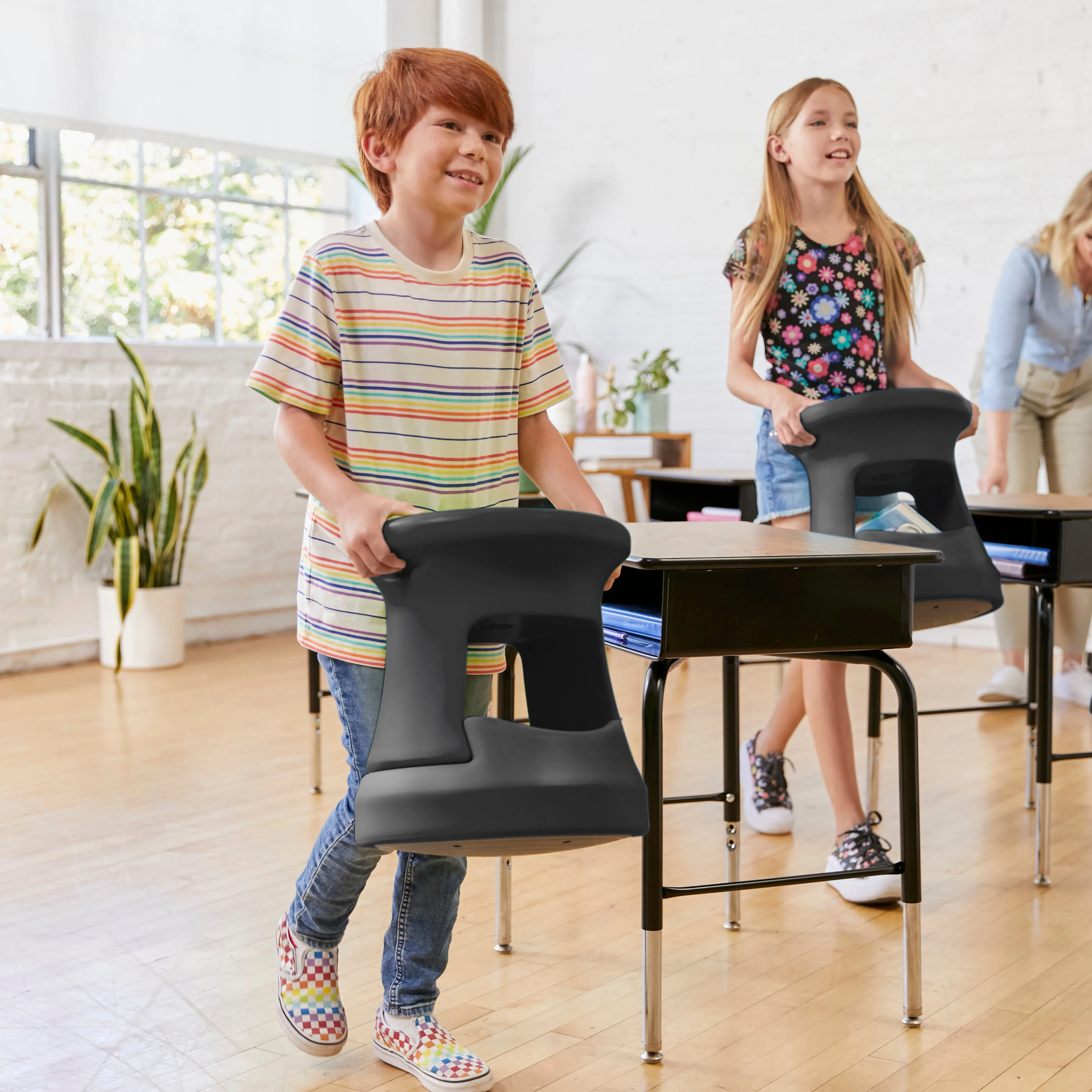 Storage Wobble Stool, Active Learning Chair, Flexible Seating, 15in Seat Height