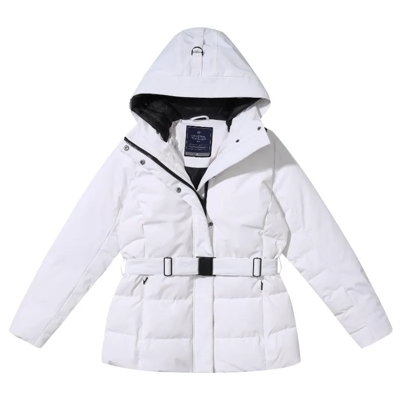 Women's Blanc Down Jacket with Double Hoodie