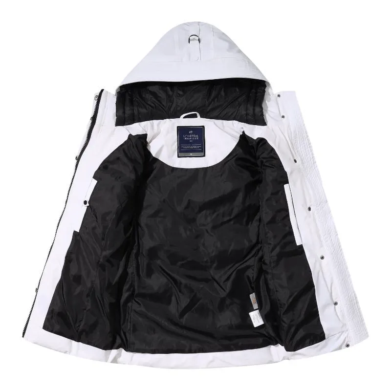 Women's Blanc Down Jacket with Double Hoodie