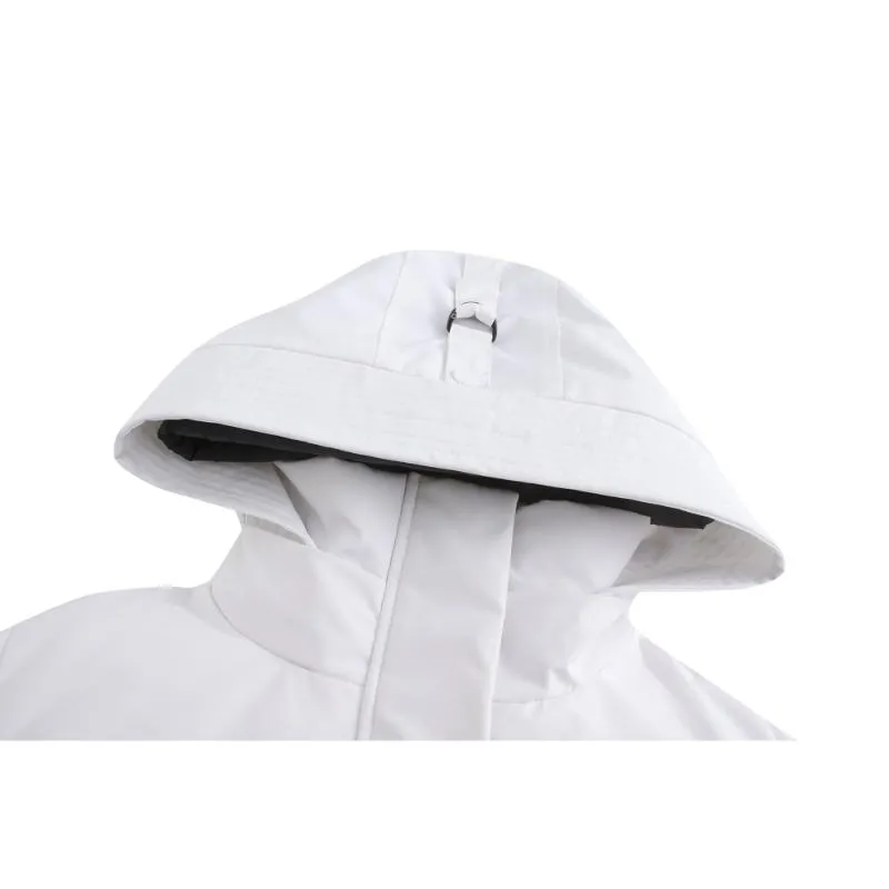 Women's Blanc Down Jacket with Double Hoodie