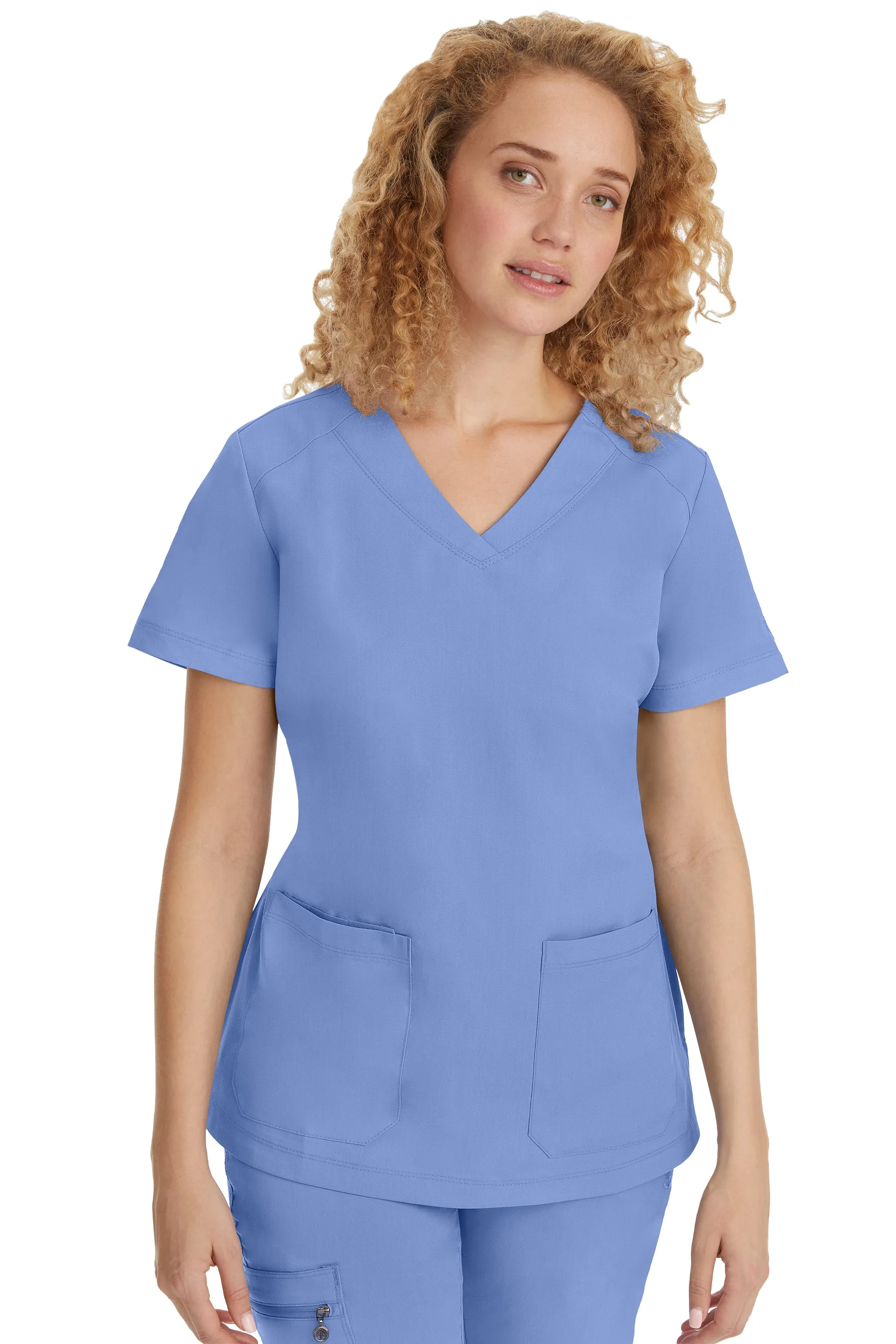 Womens Jill Solid Scrub Top