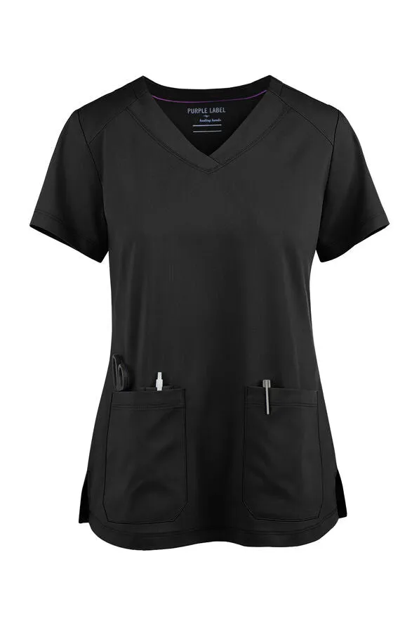 Womens Jill Solid Scrub Top