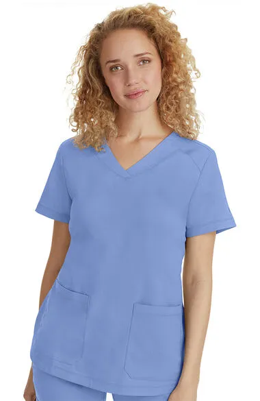 Womens Jill Solid Scrub Top