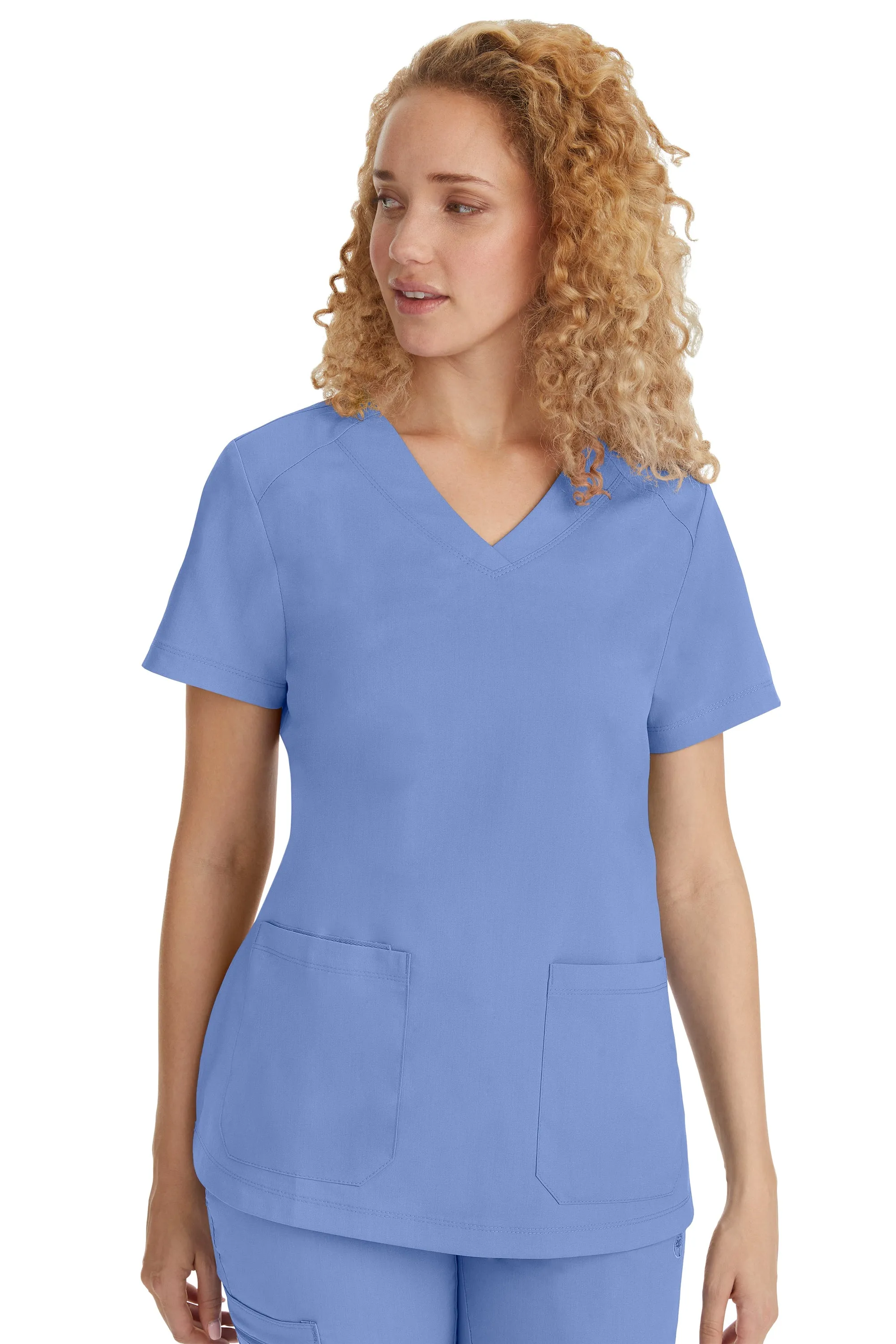 Womens Jill Solid Scrub Top