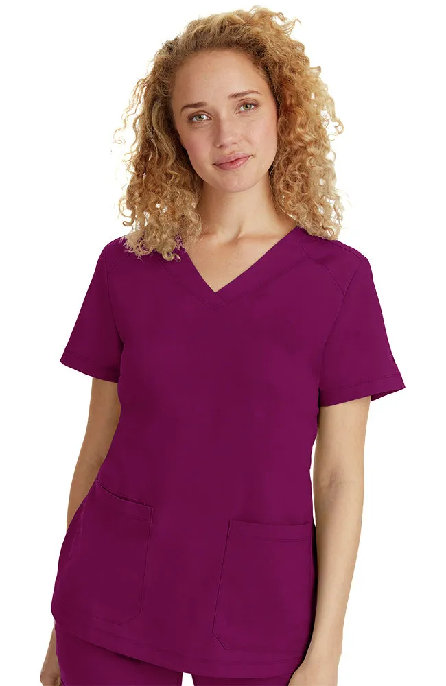 Womens Jill Solid Scrub Top