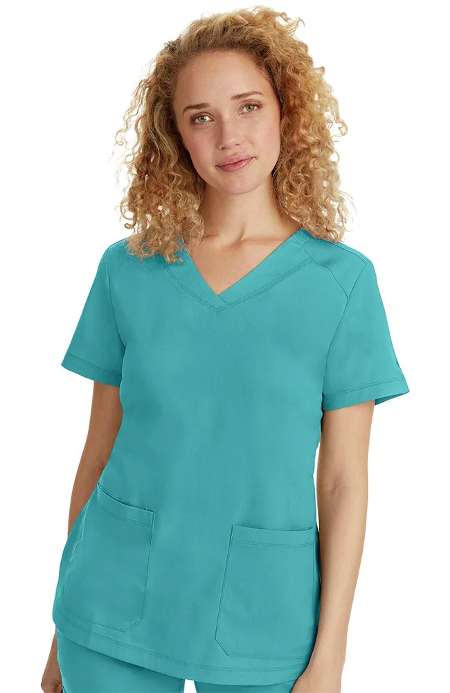 Womens Jill Solid Scrub Top