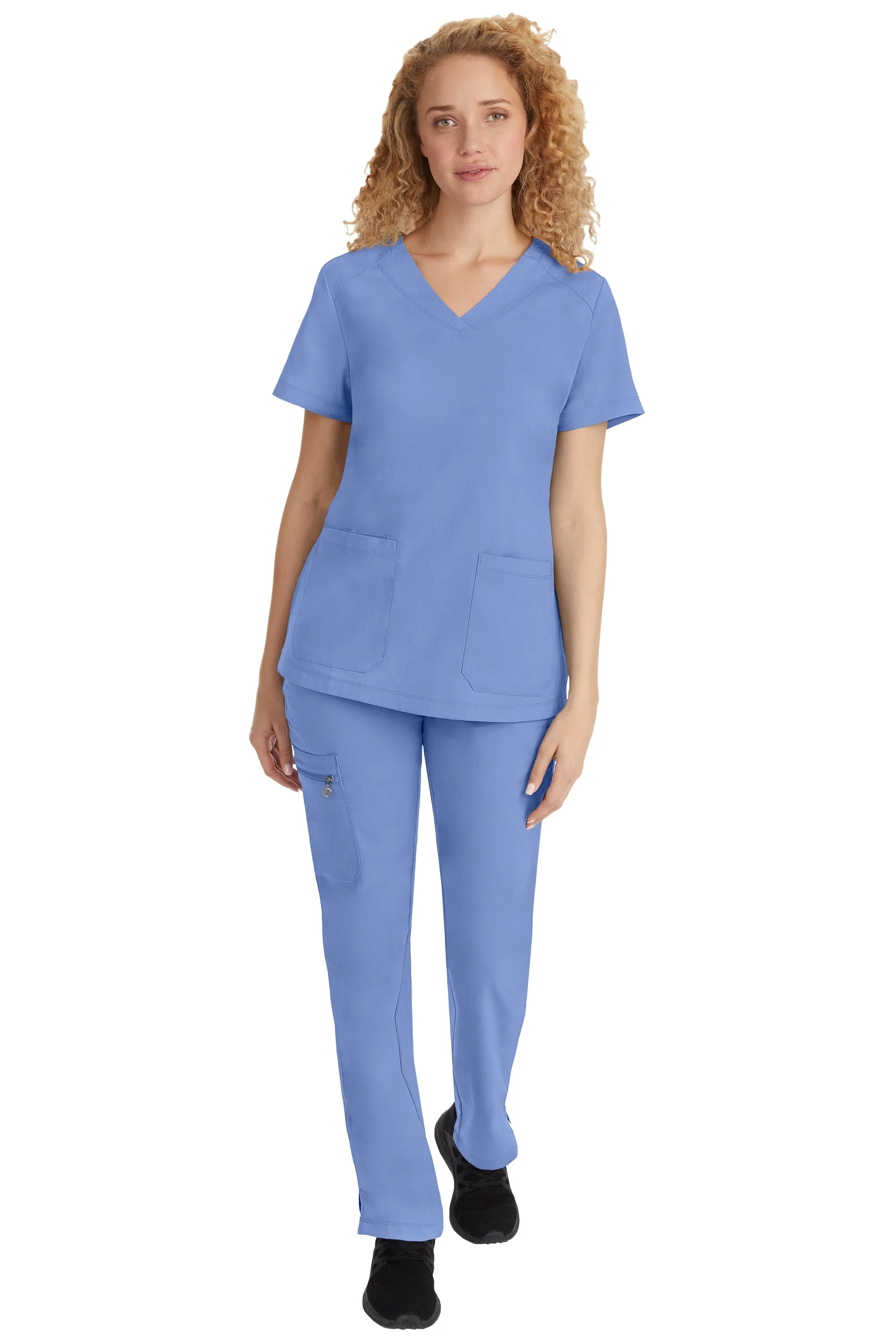 Womens Jill Solid Scrub Top