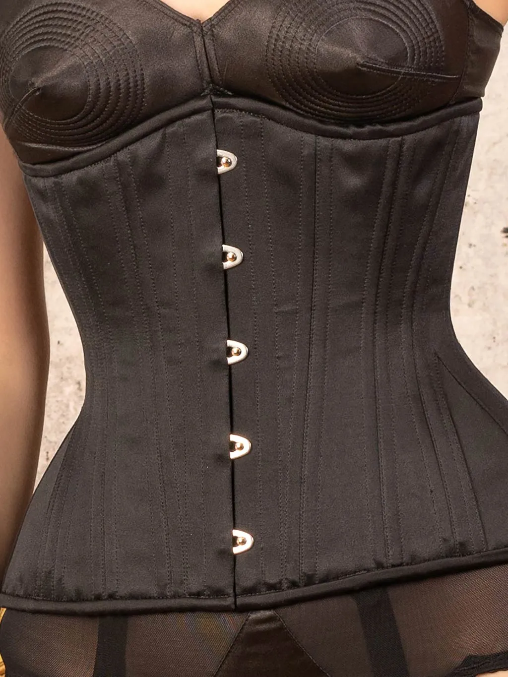 Zita Steel Boned Underbust Corset L4090